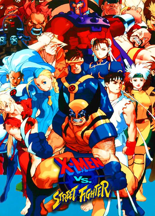 X-Men VS Street Fighter Cover